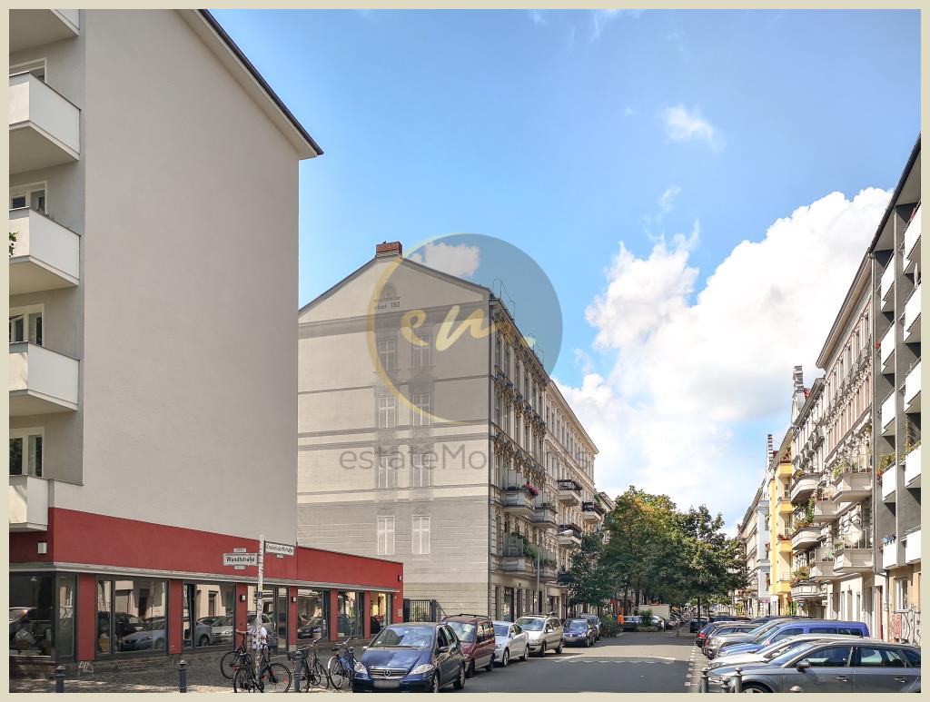 Straße hin zum Gebäude